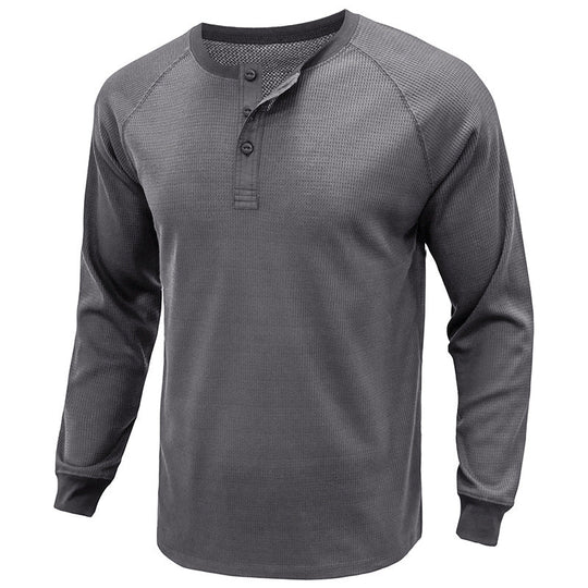 Men’s Thermal Long Sleeve Shirt – Warm & Breathable