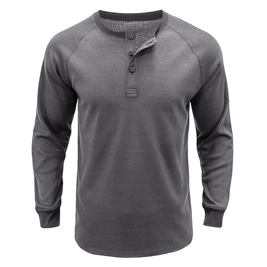 Men’s Thermal Long Sleeve Shirt – Warm & Breathable