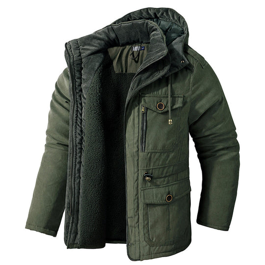 Cotton Lined Winter Jacket for Men