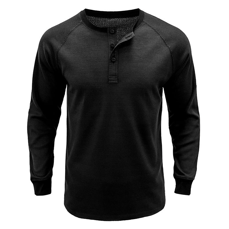 Men’s Thermal Long Sleeve Shirt – Warm & Breathable