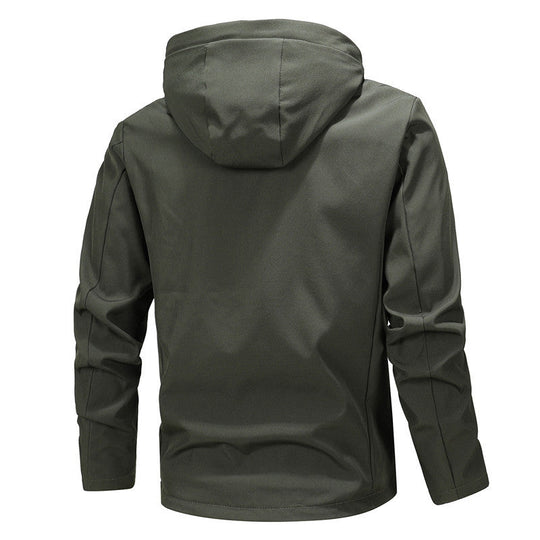 Lightweight hooded jacket for men