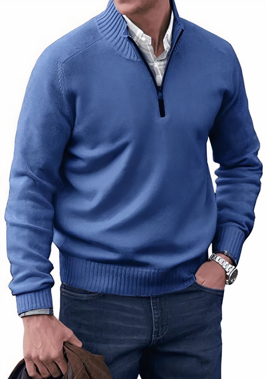 Men's Warm Knit Sweater – Cozy & Classic