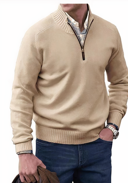 Men's Warm Knit Sweater – Cozy & Classic