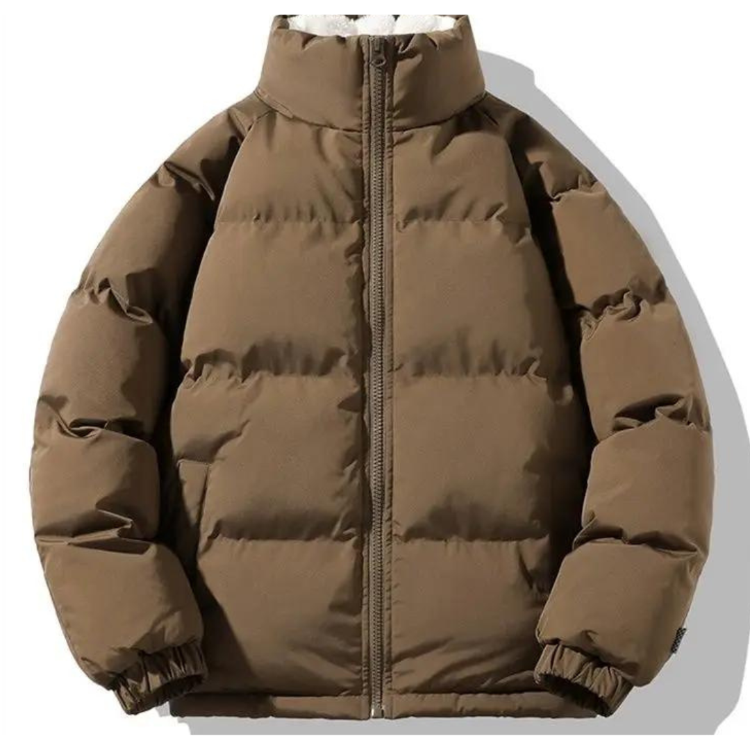 Plush Cotton Winter Coat for Men