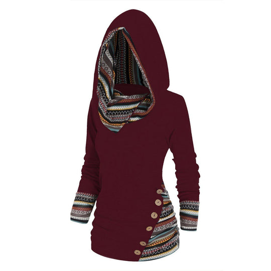 Ethnic style sweatshirt for women