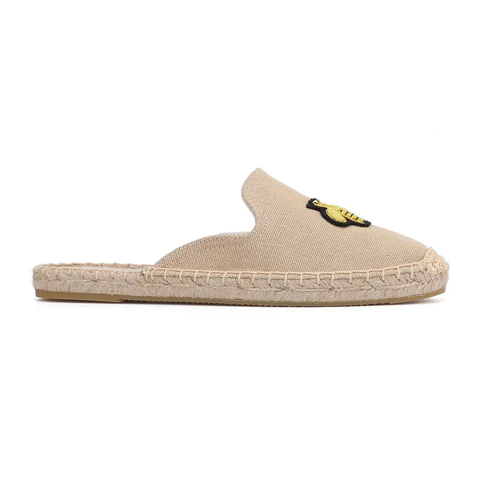 Trendy Embroidered Espadrilles