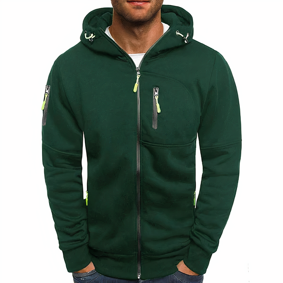 Men’s Lightweight Zip-Up Hoodie – Comfortable and Versatile