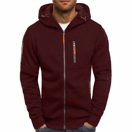 Men’s Lightweight Zip-Up Hoodie – Comfortable and Versatile