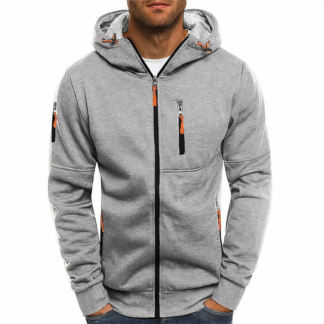 Men’s Lightweight Zip-Up Hoodie – Comfortable and Versatile