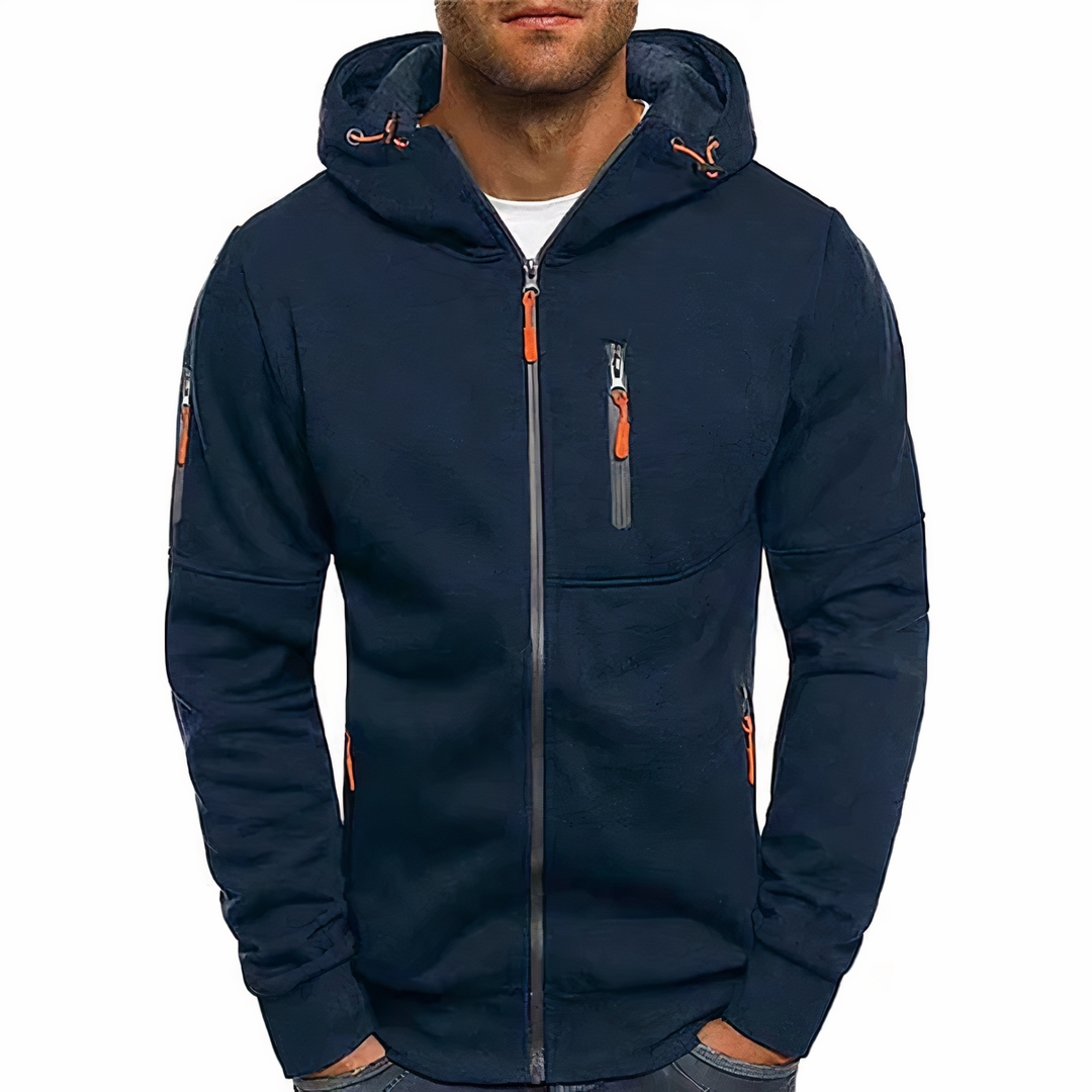 Men’s Lightweight Zip-Up Hoodie – Comfortable and Versatile