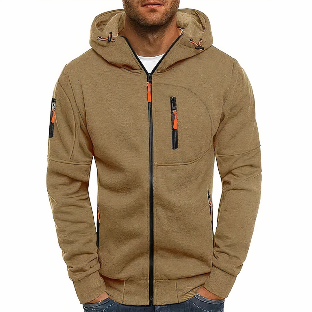 Men’s Lightweight Zip-Up Hoodie – Comfortable and Versatile