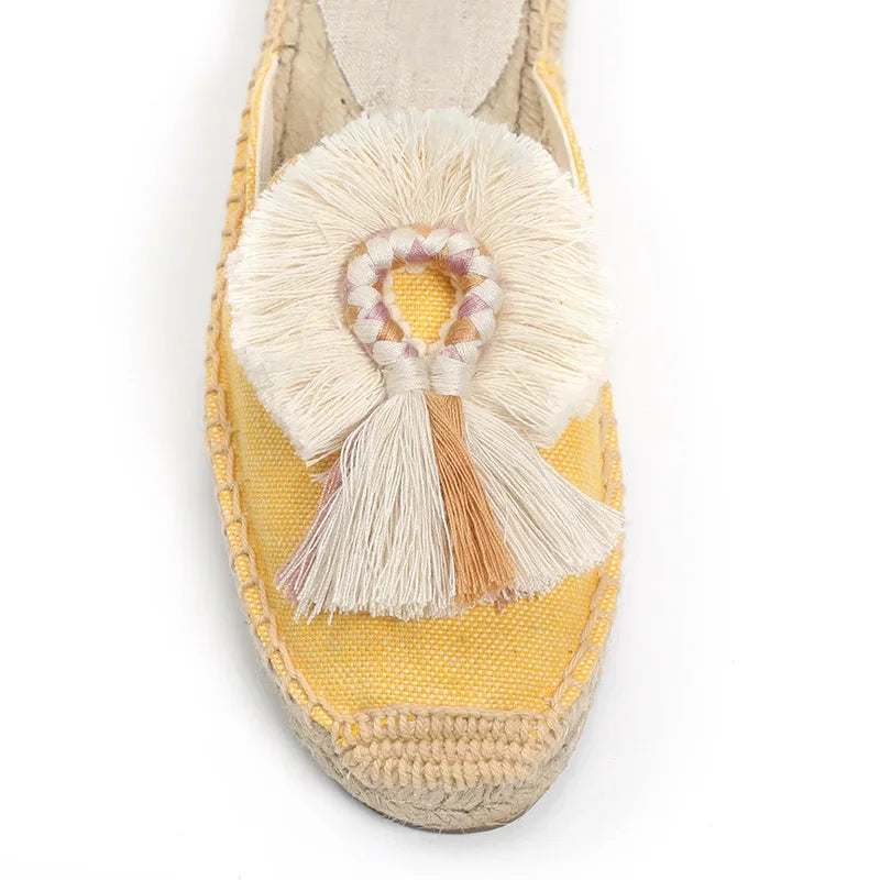 Fluffy Espadrille Mules