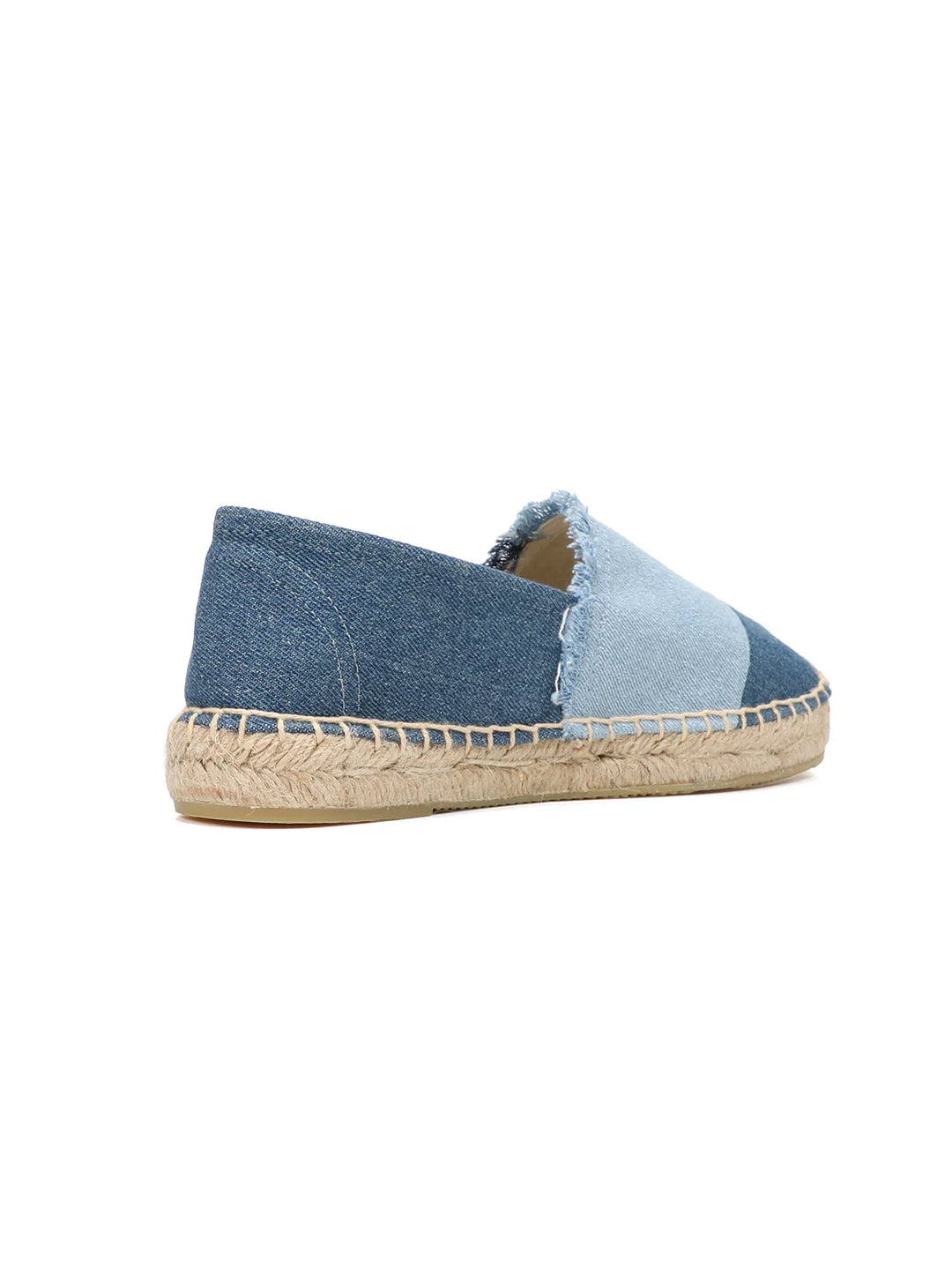 Denim Patchwork Espadrilles – Stylish & Comfortable