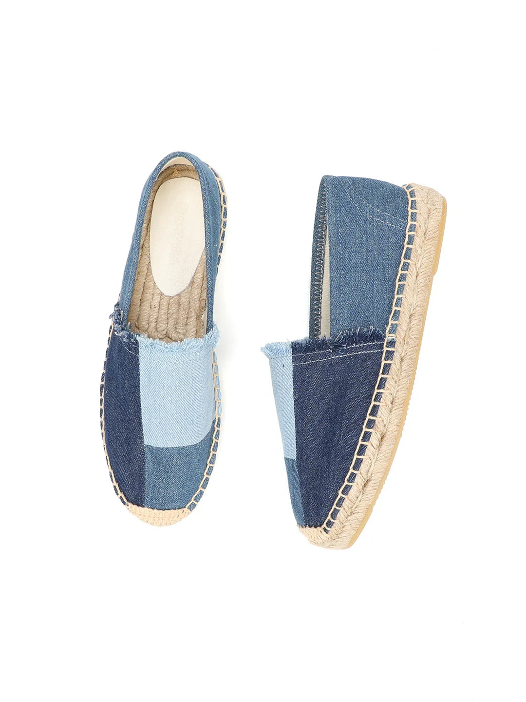 Denim Patchwork Espadrilles – Stylish & Comfortable