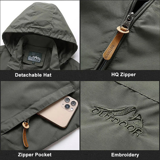 Tactical Waterproof Windbreaker for Men