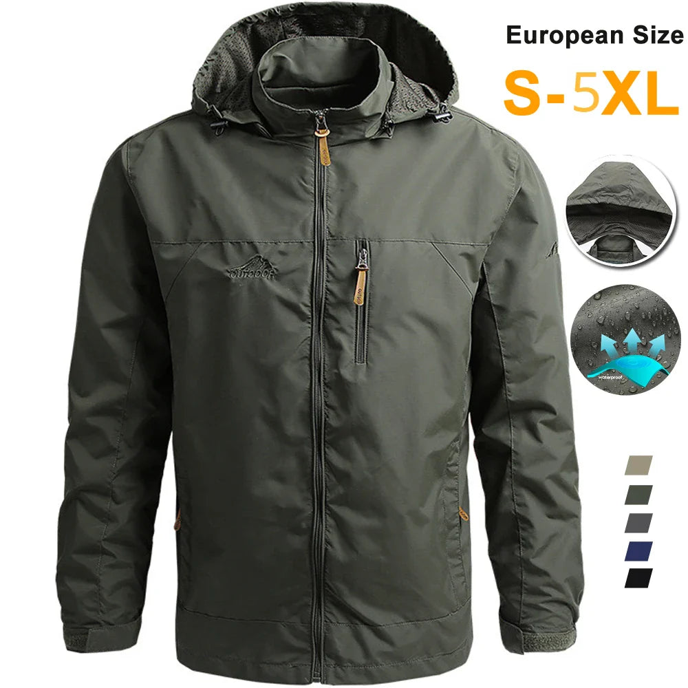 Tactical Waterproof Windbreaker for Men