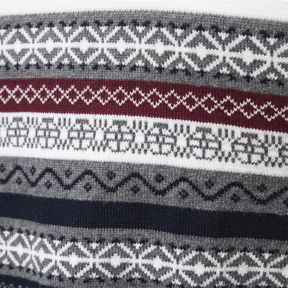 Men’s Tribal Print Sweater – Stylish & Warm