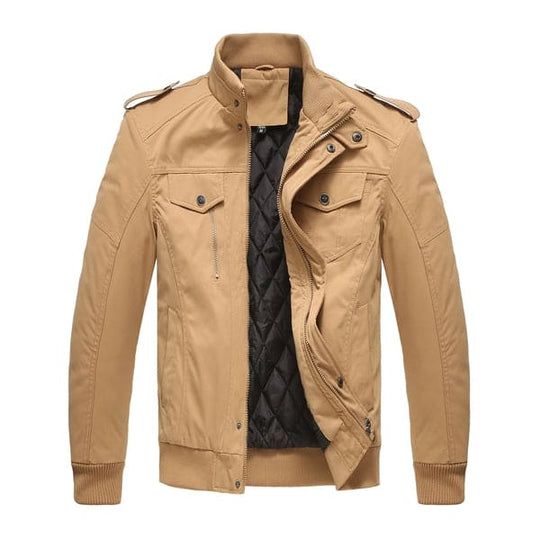 Men’s Comfort Casual Jacket with Stand Collar