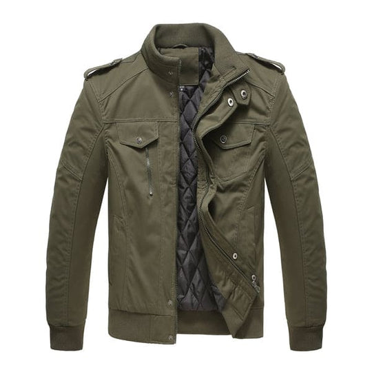 Men’s Comfort Casual Jacket with Stand Collar