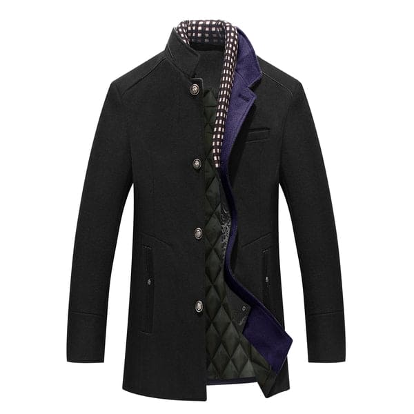 Elegant long coat for men