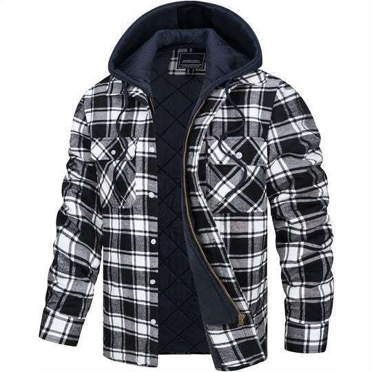 Warm Checked Jacket for men