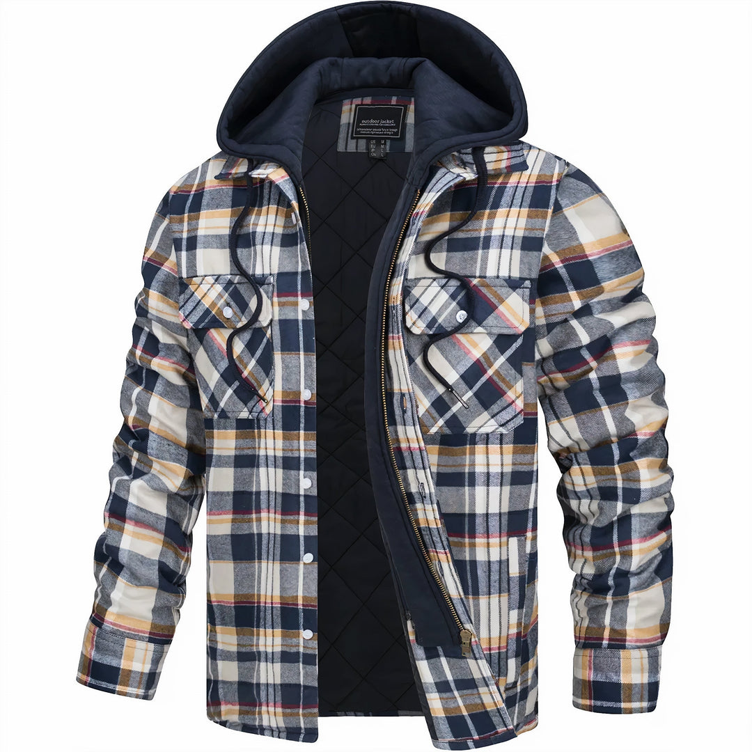 Warm Checked Jacket for men