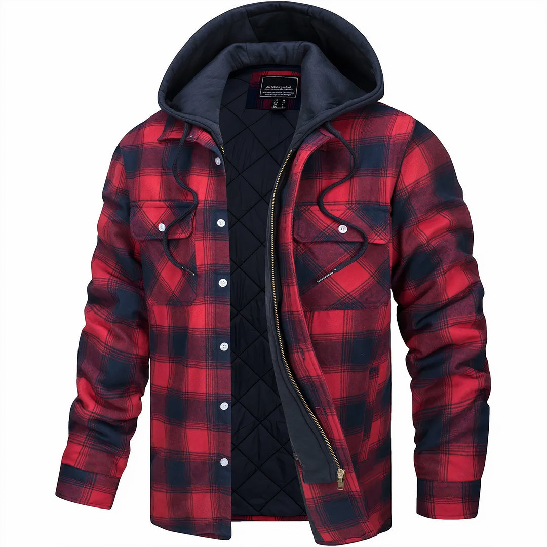 Warm Checked Jacket for men