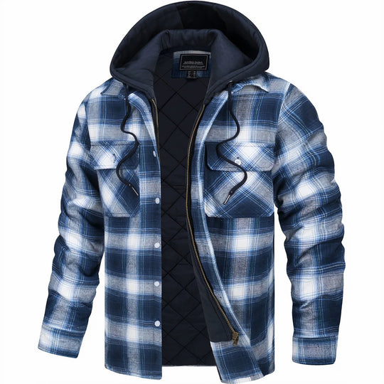 Warm Checked Jacket for men