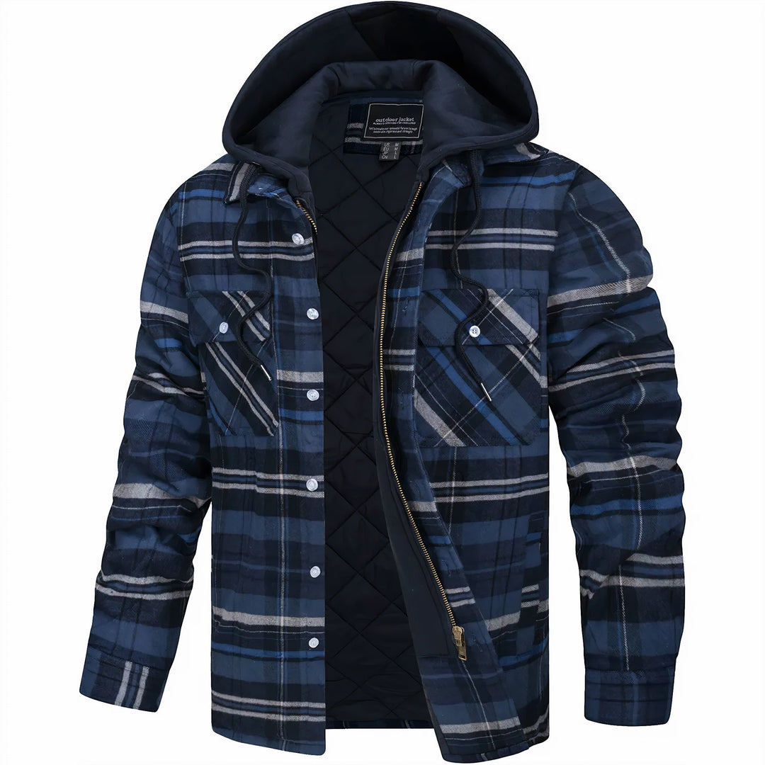 Warm Checked Jacket for men