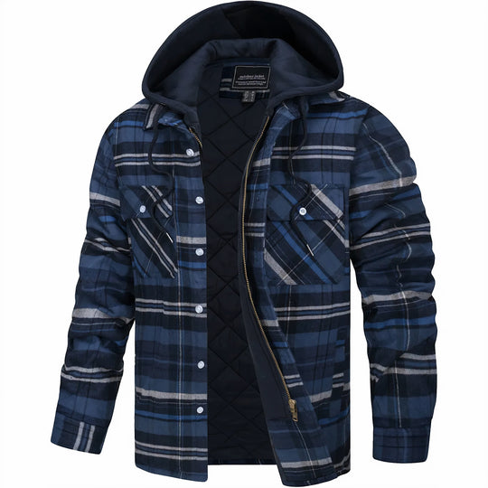 Warm Checked Jacket for men