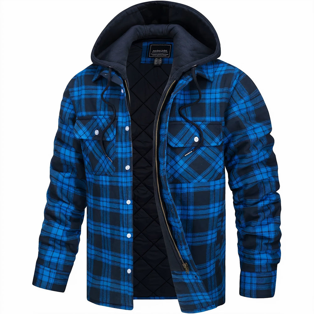 Warm Checked Jacket for men